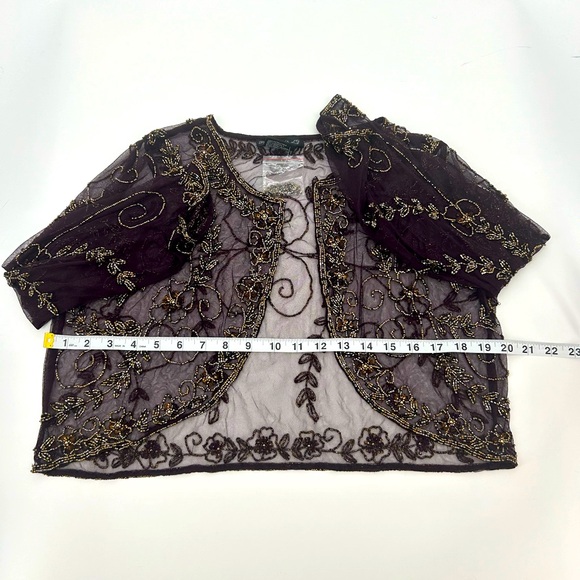 Pissaro nights - women’s beaded cover up- size 18 - Picture 3 of 5